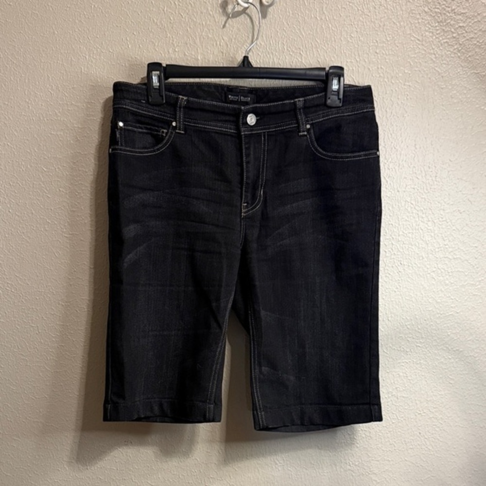 Black Denim Shorts